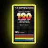 Vintage Inspired VHS Tape Recorder HQ Colorful Neon Sign Decoration