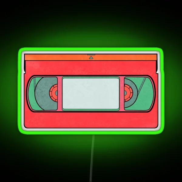 VHS RGB Neon Sign