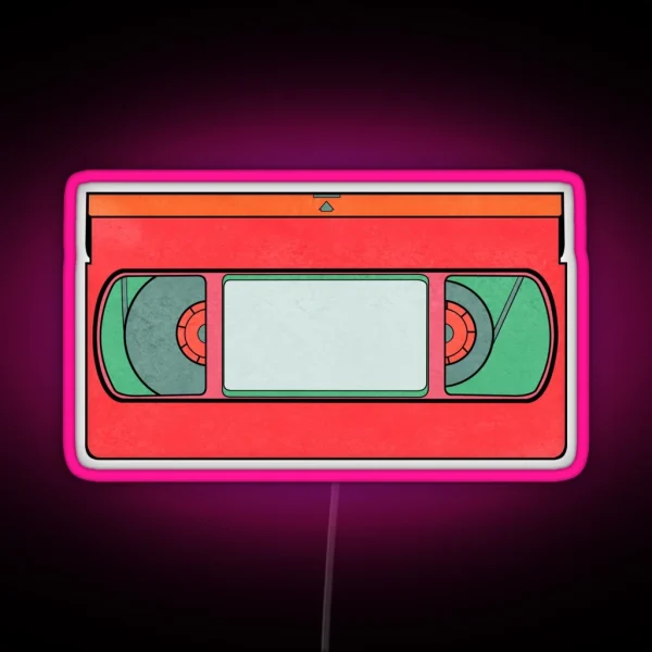 VHS RGB Neon Sign