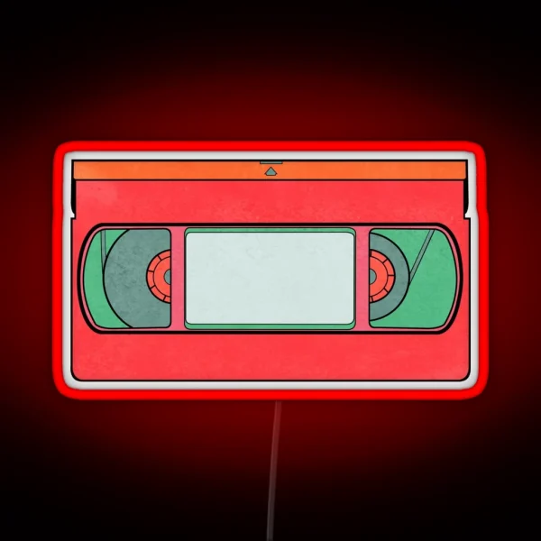 VHS RGB Neon Sign