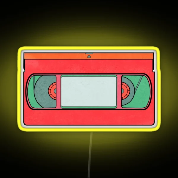 VHS RGB Neon Sign