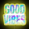 Vibrant color changing electronic signs for indoor ambiance decoration vibes.