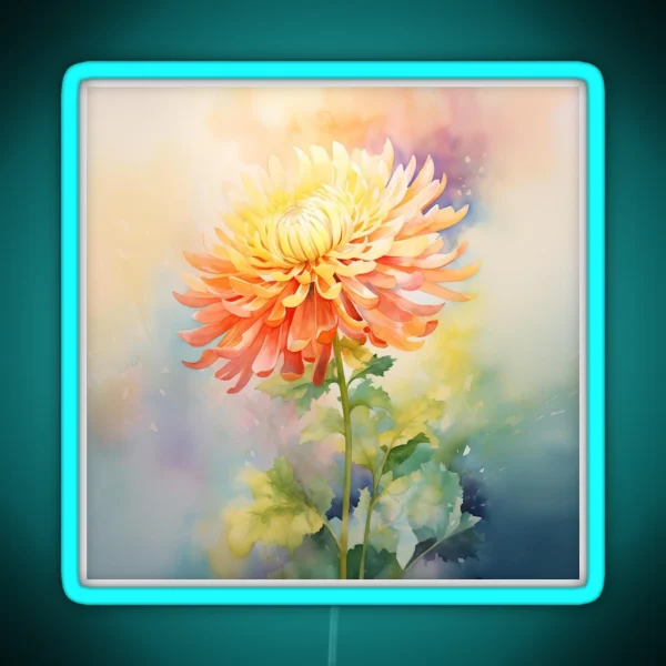 Vibrant Petals RGB Neon Sign