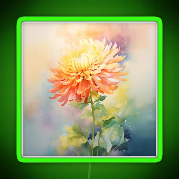 Vibrant Petals RGB Neon Sign