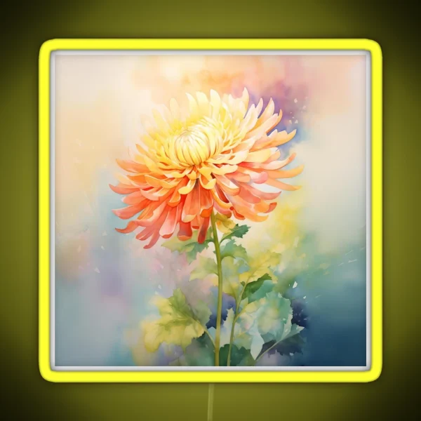 Vibrant Petals RGB Neon Sign