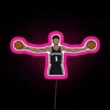 RGB LED canvas art featuring NBA draft prospect Victor Wembanyama's wingspan