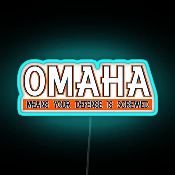 VICTRS OMAHA RGB Neon Sign