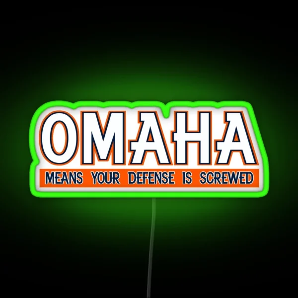 VICTRS OMAHA RGB Neon Sign