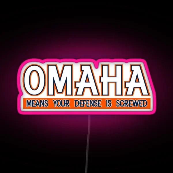 VICTRS OMAHA RGB Neon Sign