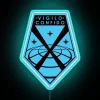 Vibrant XCOM logo with 'Confido' neon sign for gamers