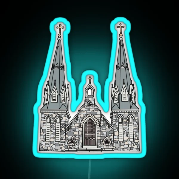 Villanova Church RGB Neon Sign