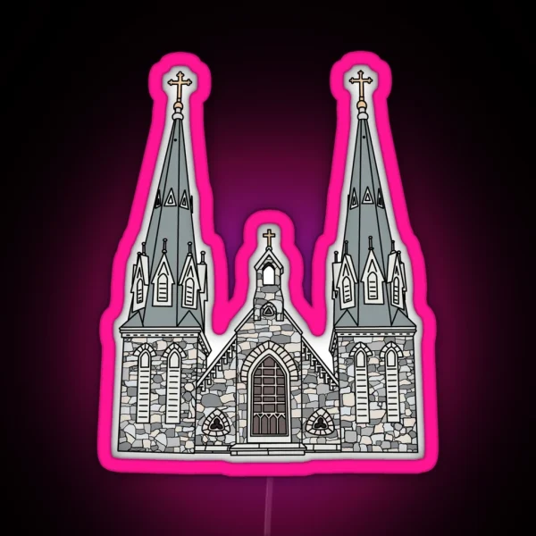 Villanova Church RGB Neon Sign