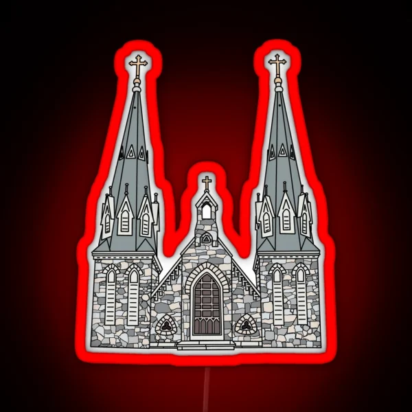 Villanova Church RGB Neon Sign