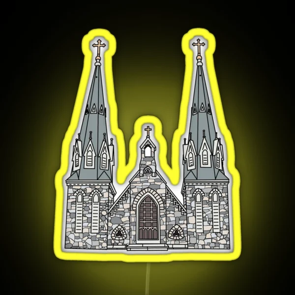 Villanova Church RGB Neon Sign