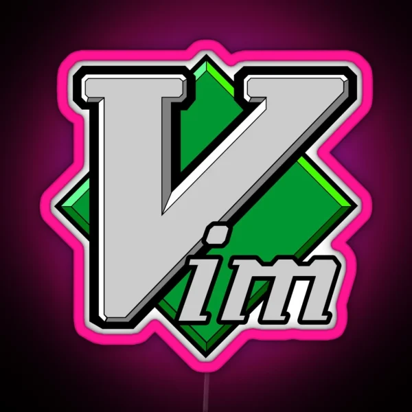 VIM RGB Neon Sign