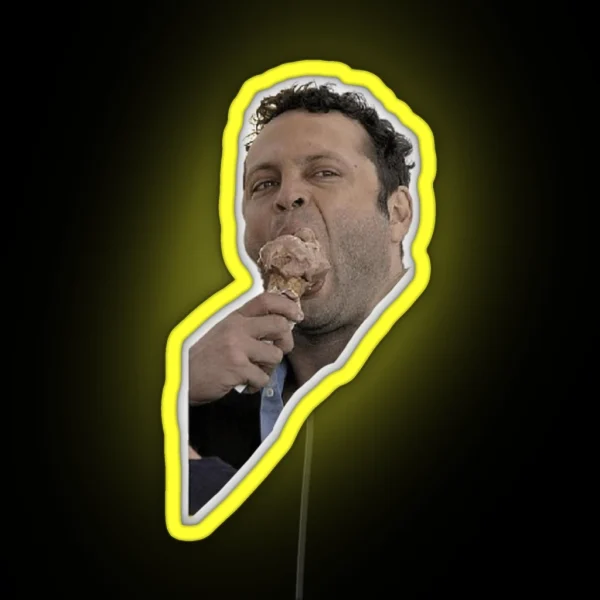 Vince Vaughn Icecream RGB Neon Sign