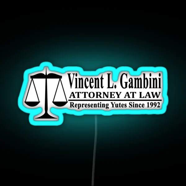 Vincent L Gambini My Cousin Vinny RGB Neon Sign