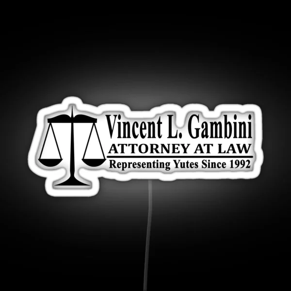Vincent L Gambini My Cousin Vinny RGB Neon Sign