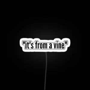 Vine RGB Neon Sign