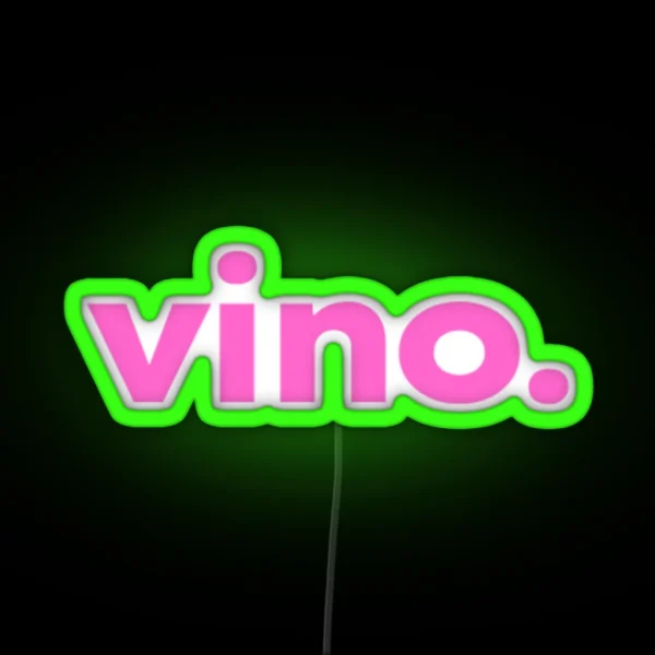 Vino RGB Neon Sign