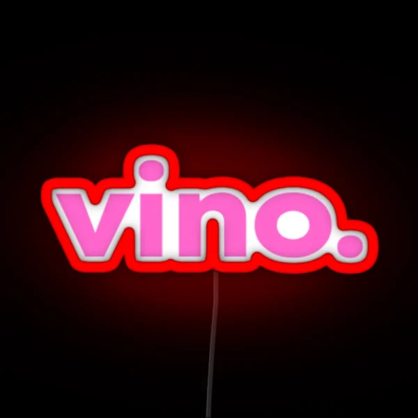 Vino RGB Neon Sign