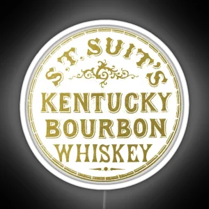 Vintage 1862 S T Suit S Kentucky Bourbon Whiskey RGB Neon Sign