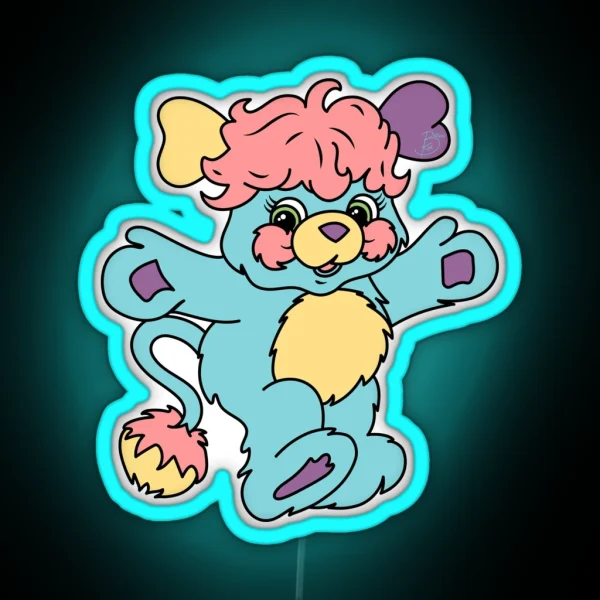 Vintage 80s Popple RGB Neon Sign