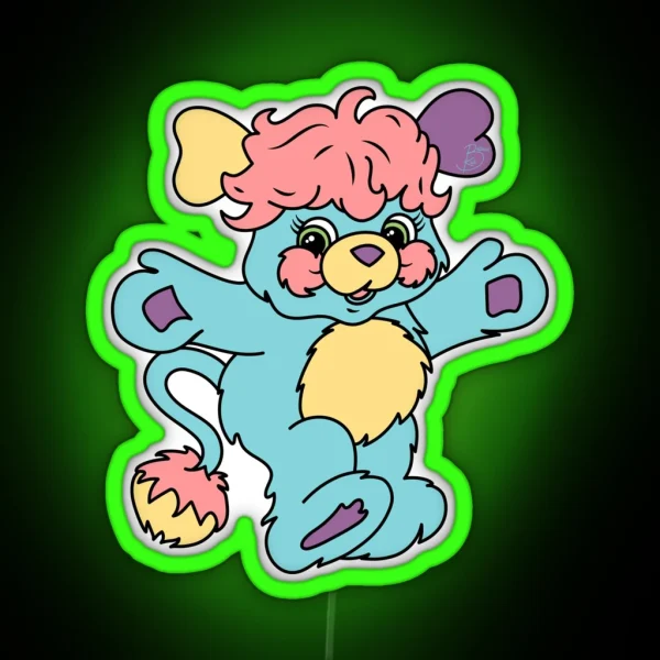 Vintage 80s Popple RGB Neon Sign