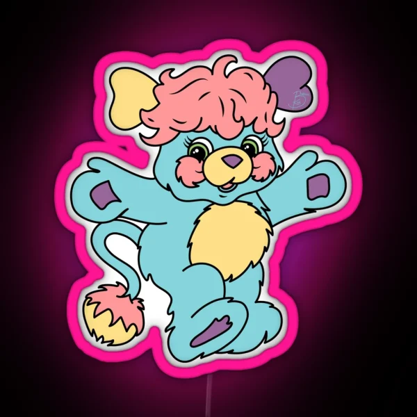 Vintage 80s Popple RGB Neon Sign