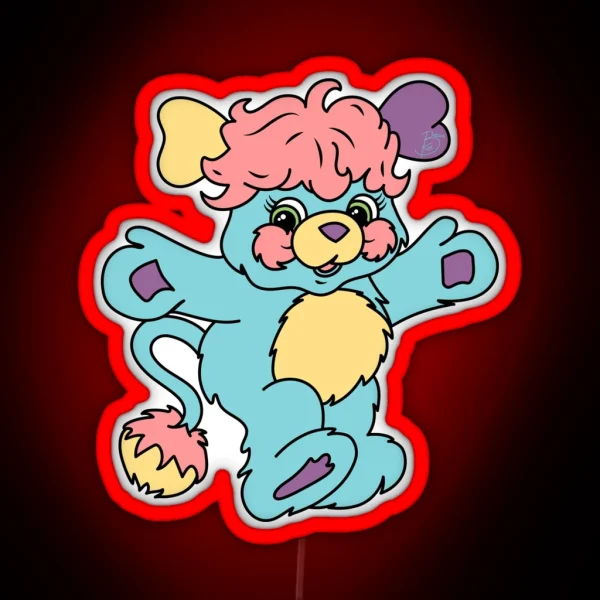 Vintage 80s Popple RGB Neon Sign