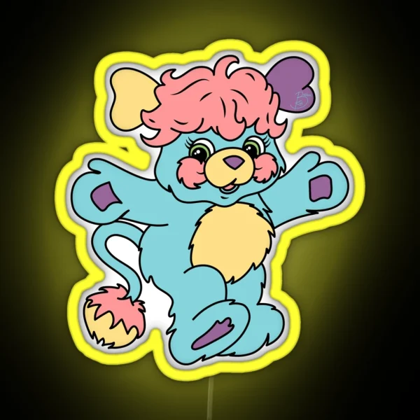Vintage 80s Popple RGB Neon Sign