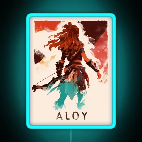 Vintage Aloy RGB Neon Sign