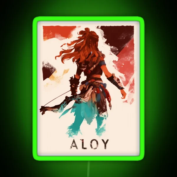Vintage Aloy RGB Neon Sign