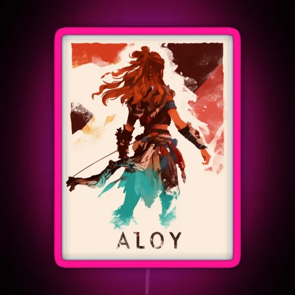 Vintage Aloy RGB Neon Sign