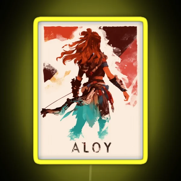 Vintage Aloy RGB Neon Sign