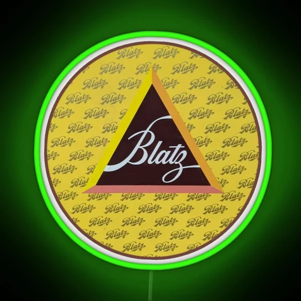 Vintage Blatz Beer Blatz Brewing Co Milwaukee Wisconsin RGB Neon Sign