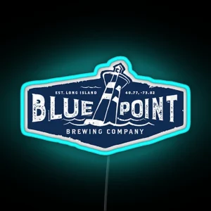 Vintage Blue Point Brewing Company Beer Led RGB Neon Sign