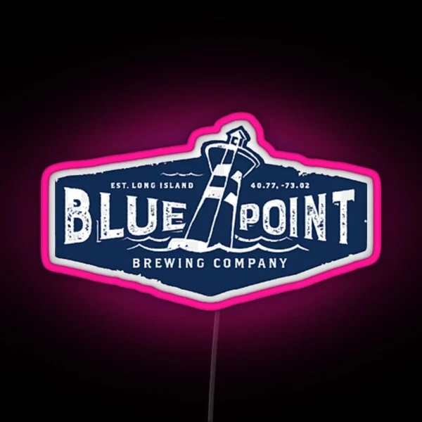 Vintage Blue Point Brewing Company Beer Led RGB Neon Sign