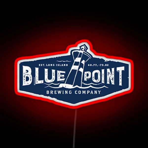 Vintage Blue Point Brewing Company Beer Led RGB Neon Sign