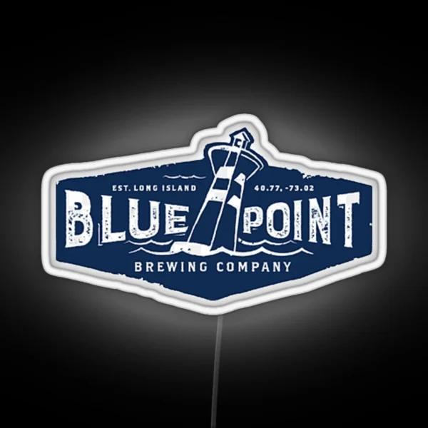 Vintage Blue Point Brewing Company Beer Led RGB Neon Sign