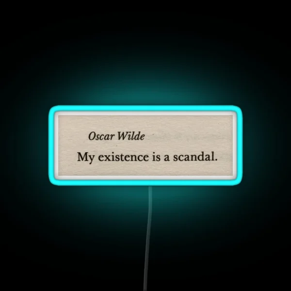 Vintage Book Quote 3 RGB Neon Sign