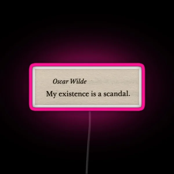 Vintage Book Quote 3 RGB Neon Sign