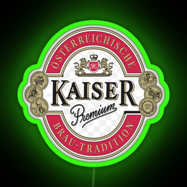 Vintage Brauerei Wieselburg Henninger Kaiser RGB Neon Sign