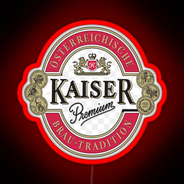 Vintage Brauerei Wieselburg Henninger Kaiser RGB Neon Sign