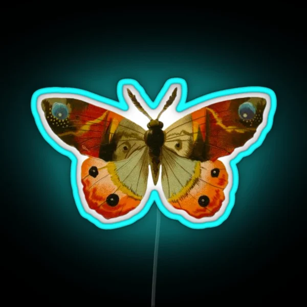 Vintage Butterfly RGB Neon Sign