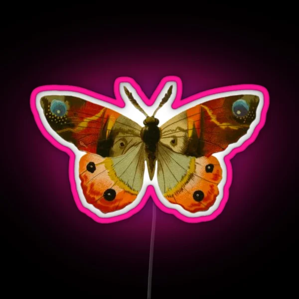 Vintage Butterfly RGB Neon Sign