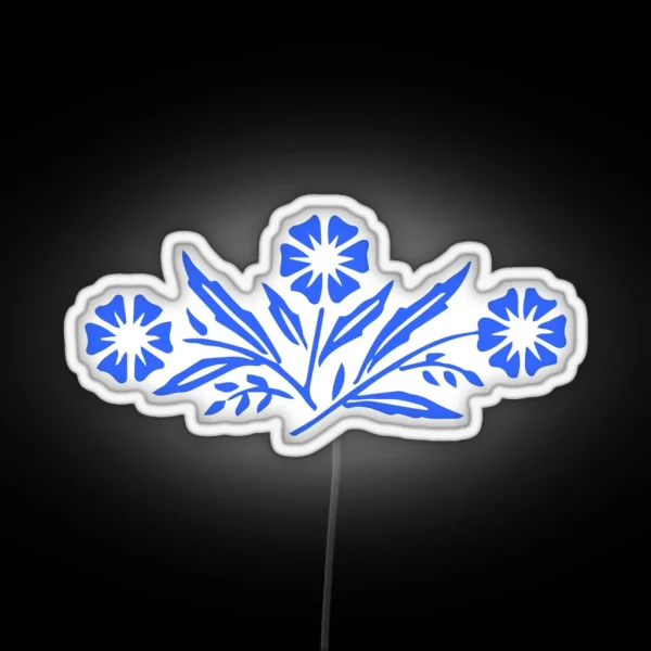 Vintage CORNFLOWER RGB Neon Sign
