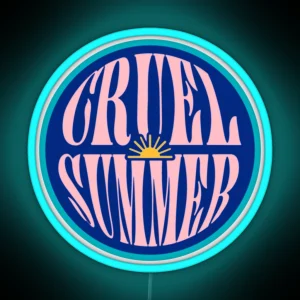 Vintage Cruel Summer RGB Neon Sign