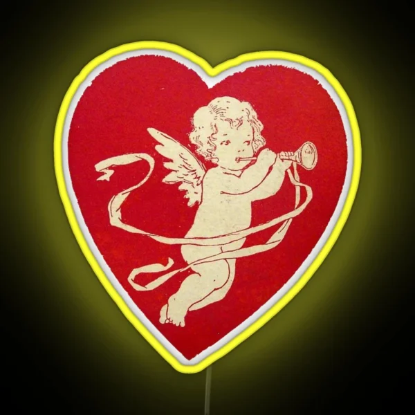 Vintage Cupid RGB Neon Sign