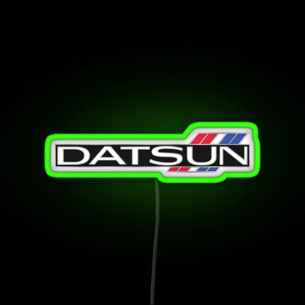 Vintage Datsun Badge RGB Neon Sign